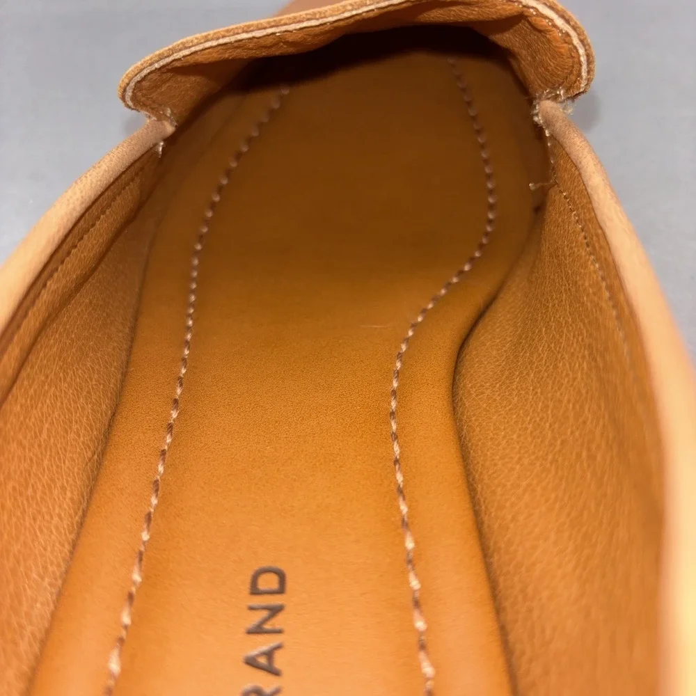Lucky Brand Laurien Leather Slip On Loafers Shoes Pinky Beige Women's Size 9.5M